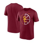 USC Trojans Men's Nike Cardinal SC Interlock Legend Basketball Icon T-Shirt
